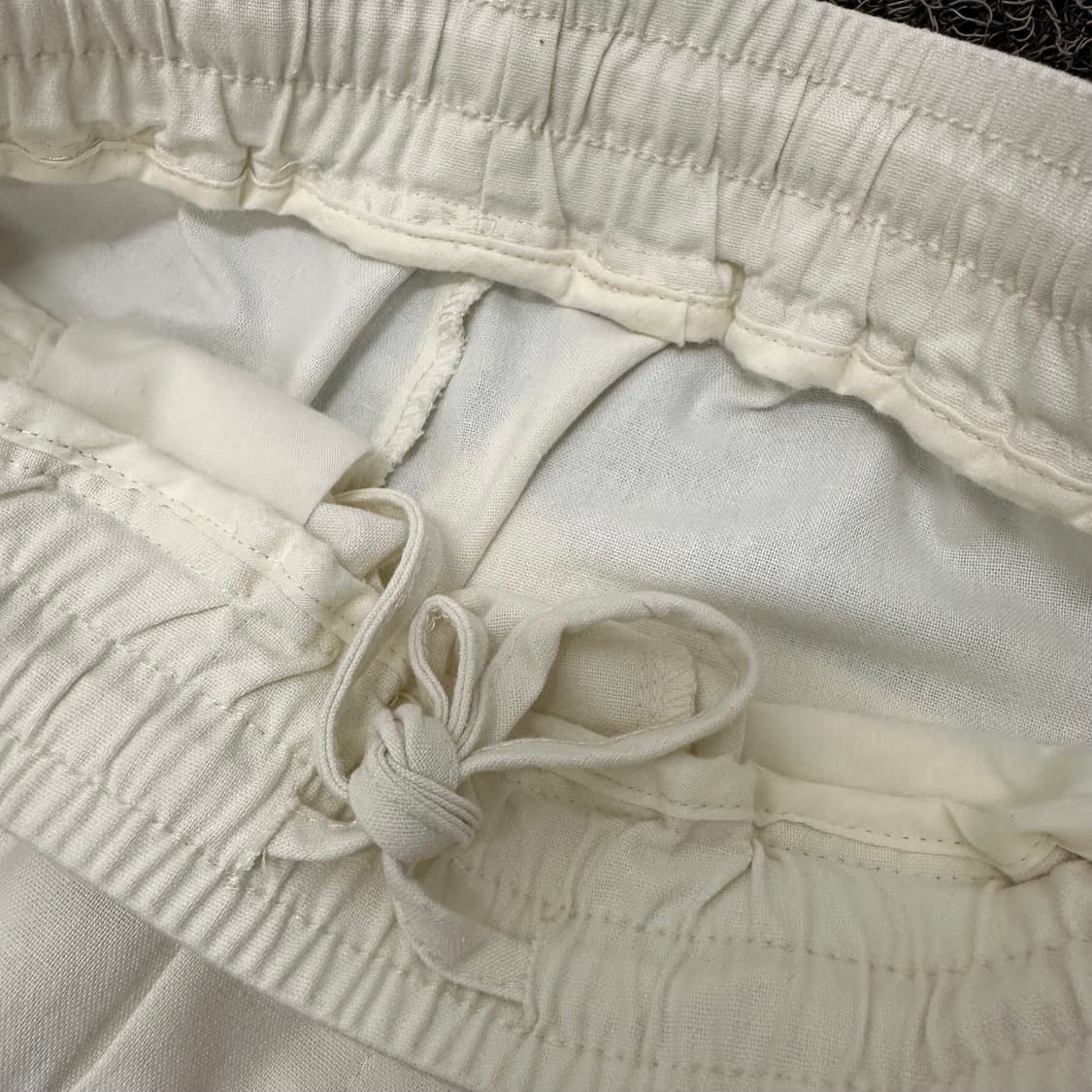 라퍼지스토어 와이드 코튼 면 바지 팬츠 S 상품이미지4