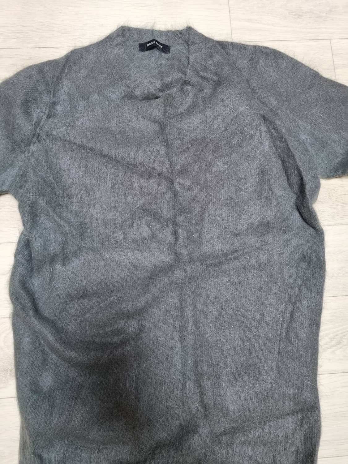 듀드나인 앙고라 니트 챠콜 L 상품이미지1