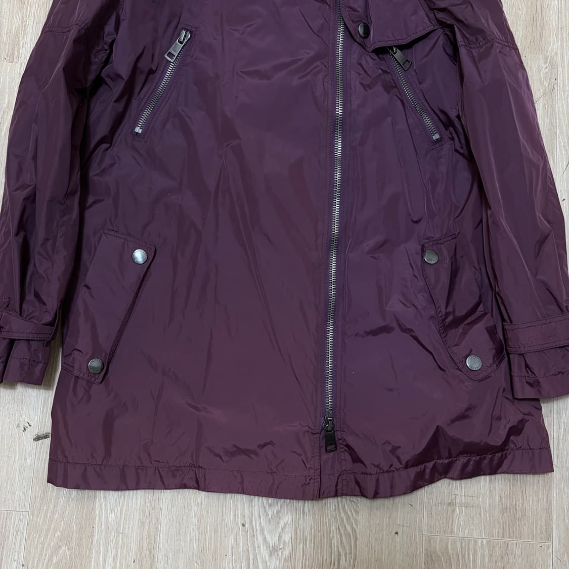 정품 버버리 브릿 여성 노바체크 야상 바람막이 자켓 US10 상품이미지3