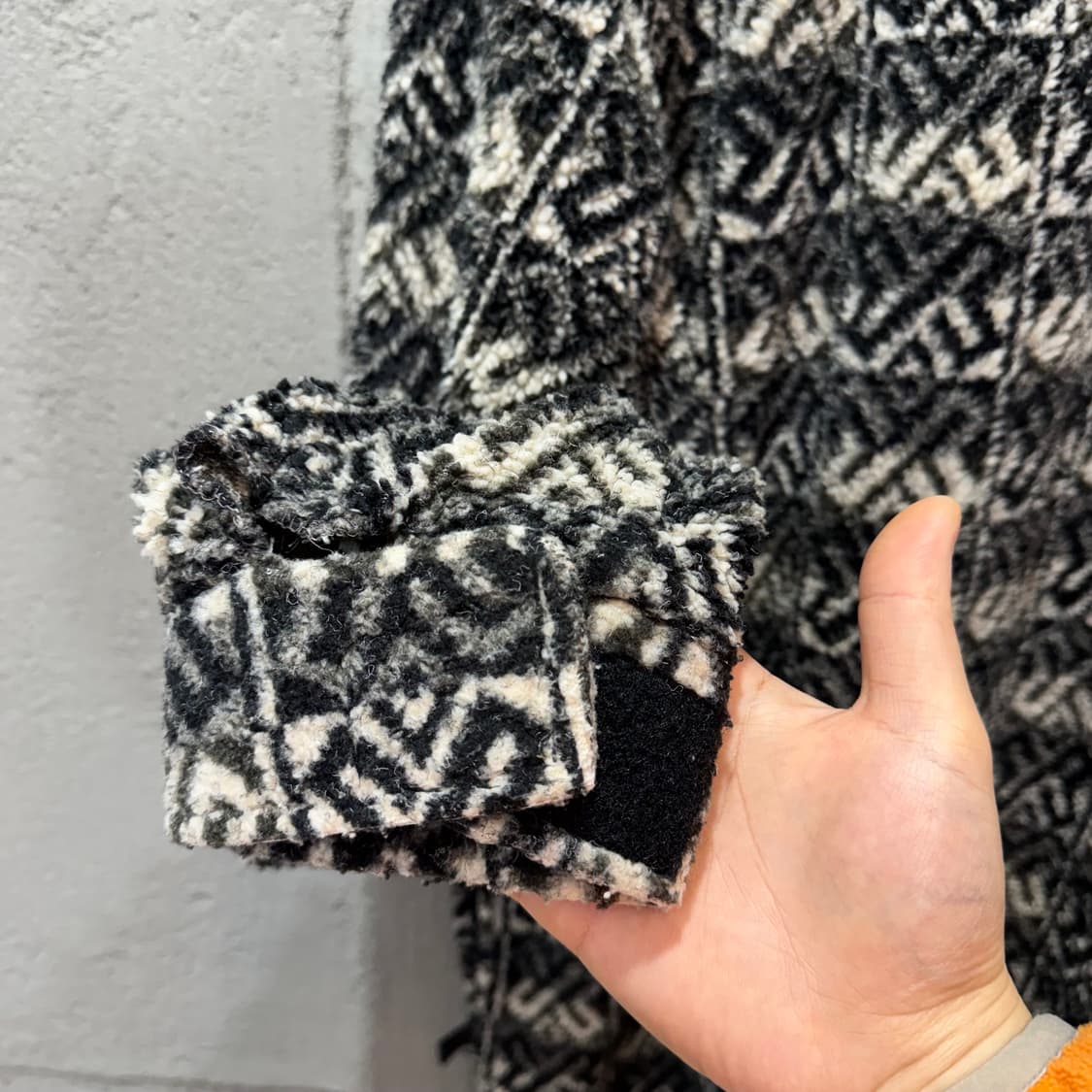 90s Obermeyer 눈꽃 패턴 후리스 집업 made in USA  상품이미지4