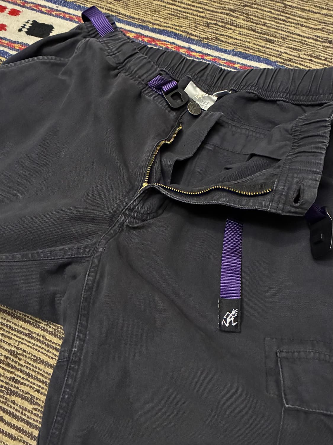 (L/~35)그라미치 코튼 클라이밍 밀리터리 카고팬츠 차콜 상품이미지3