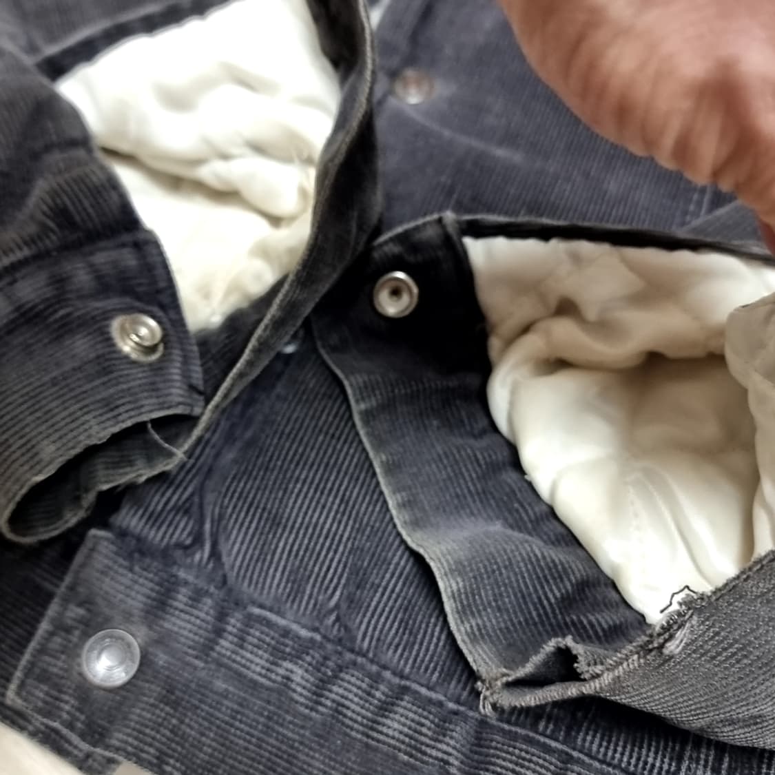 80-90년대 한국제 리바이스 코듀로이 쉐르파 트러커 자켓(100) 상품이미지7