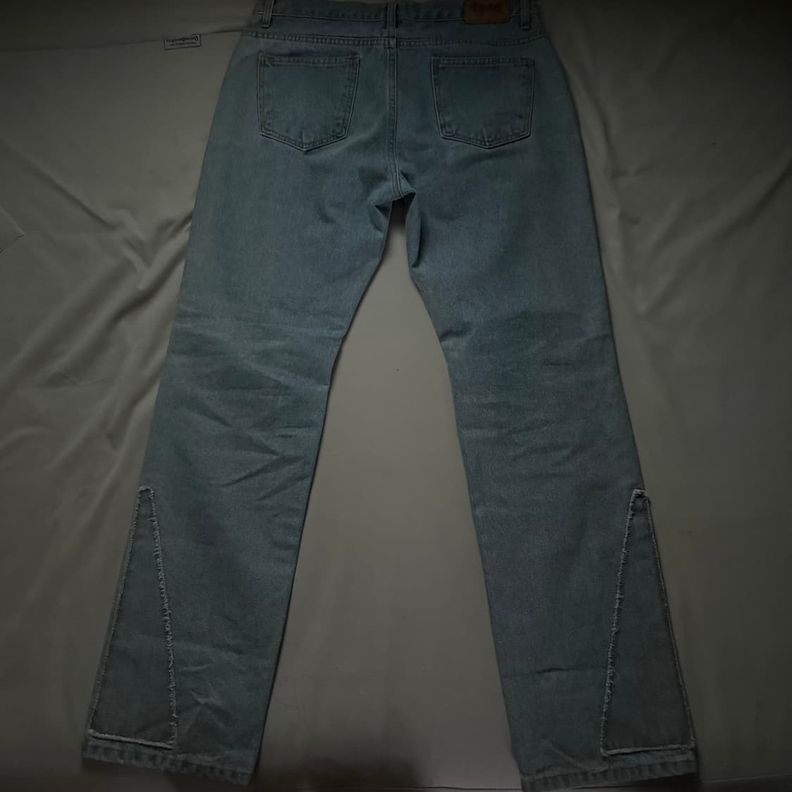 Road 컷오프 파셜 워싱 데님팬츠 상품이미지3