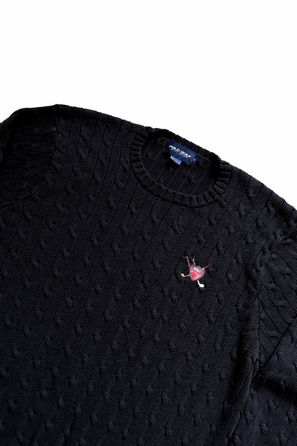 90's 폴로 골프 코튼 케이블 니트 XL(105~108) 상품이미지2