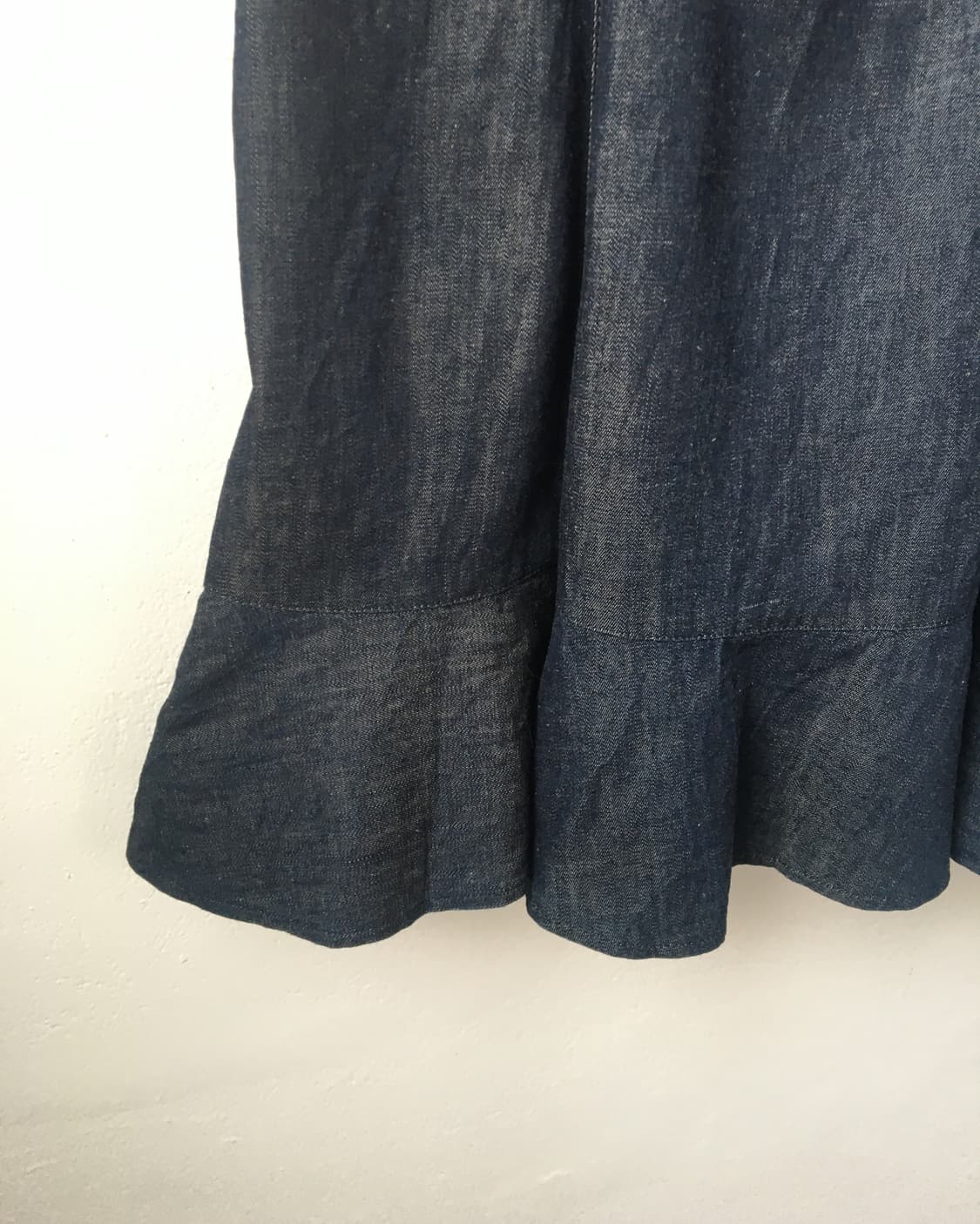 Shirring point denim onepiece 상품이미지4