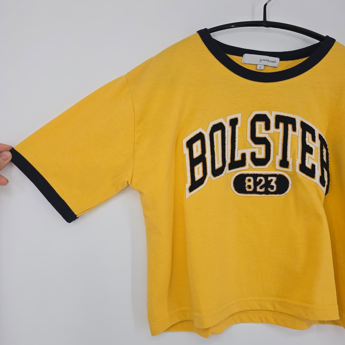 일본 빈티지 볼스터 반팔 티셔츠 옐로우 상품이미지6