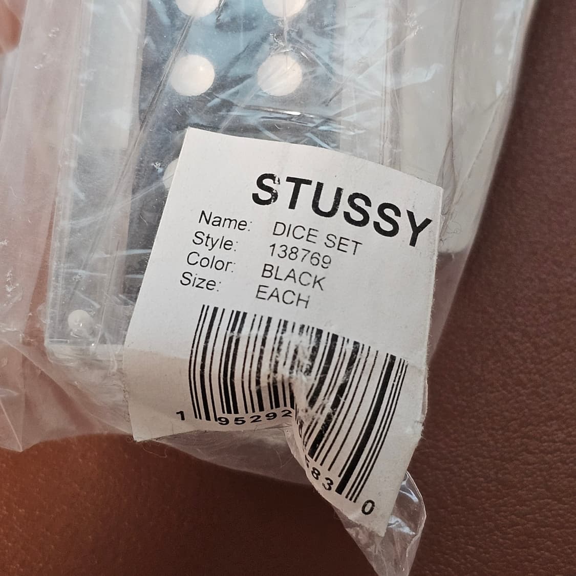 미개봉 새제품) 스투시 다이스 주사위 5P 세트 블랙 138769 상품이미지4