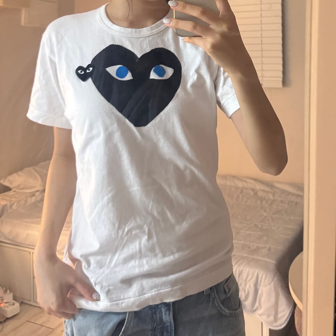 꼼데가르송 플레이 반팔티 상품이미지2