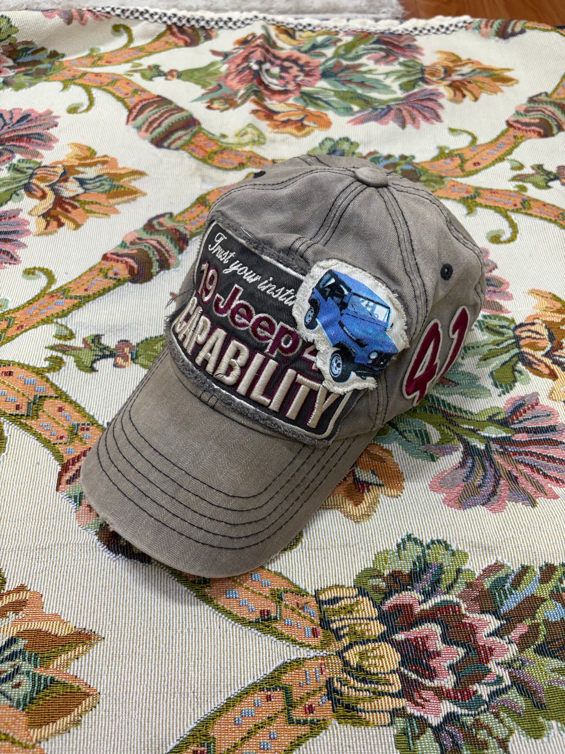 Jeep 패치 디테일 볼캡  상품이미지1