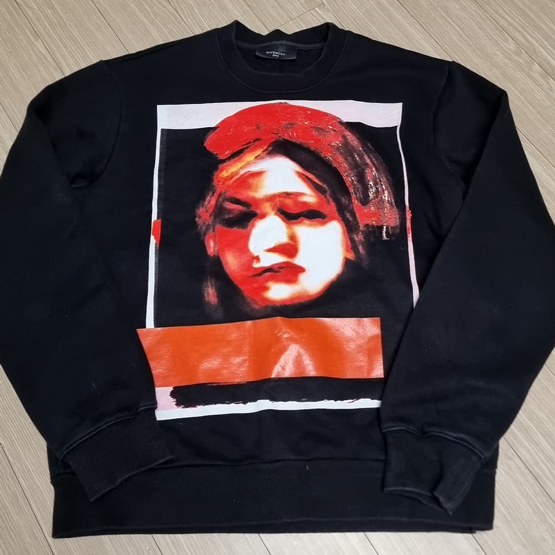 지방시 마돈나 프린팅 맨투맨 블랙(라지) 상품이미지1