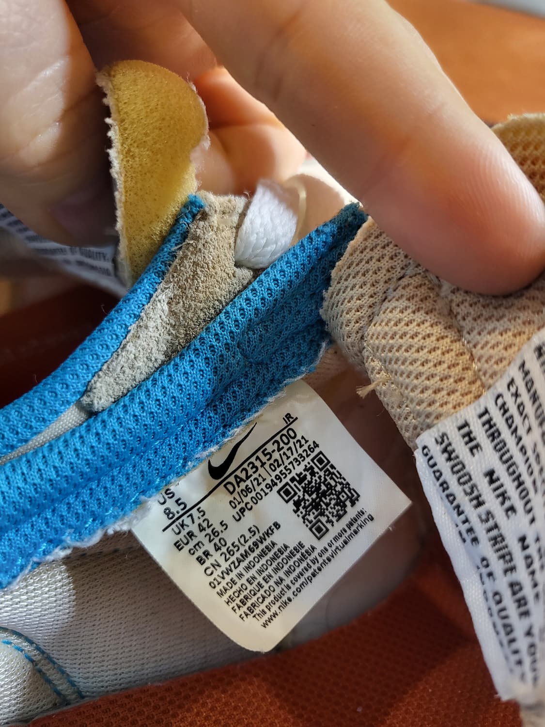 나이키 와플트레이너 SD 펄라이트 레이저블루 상품이미지6