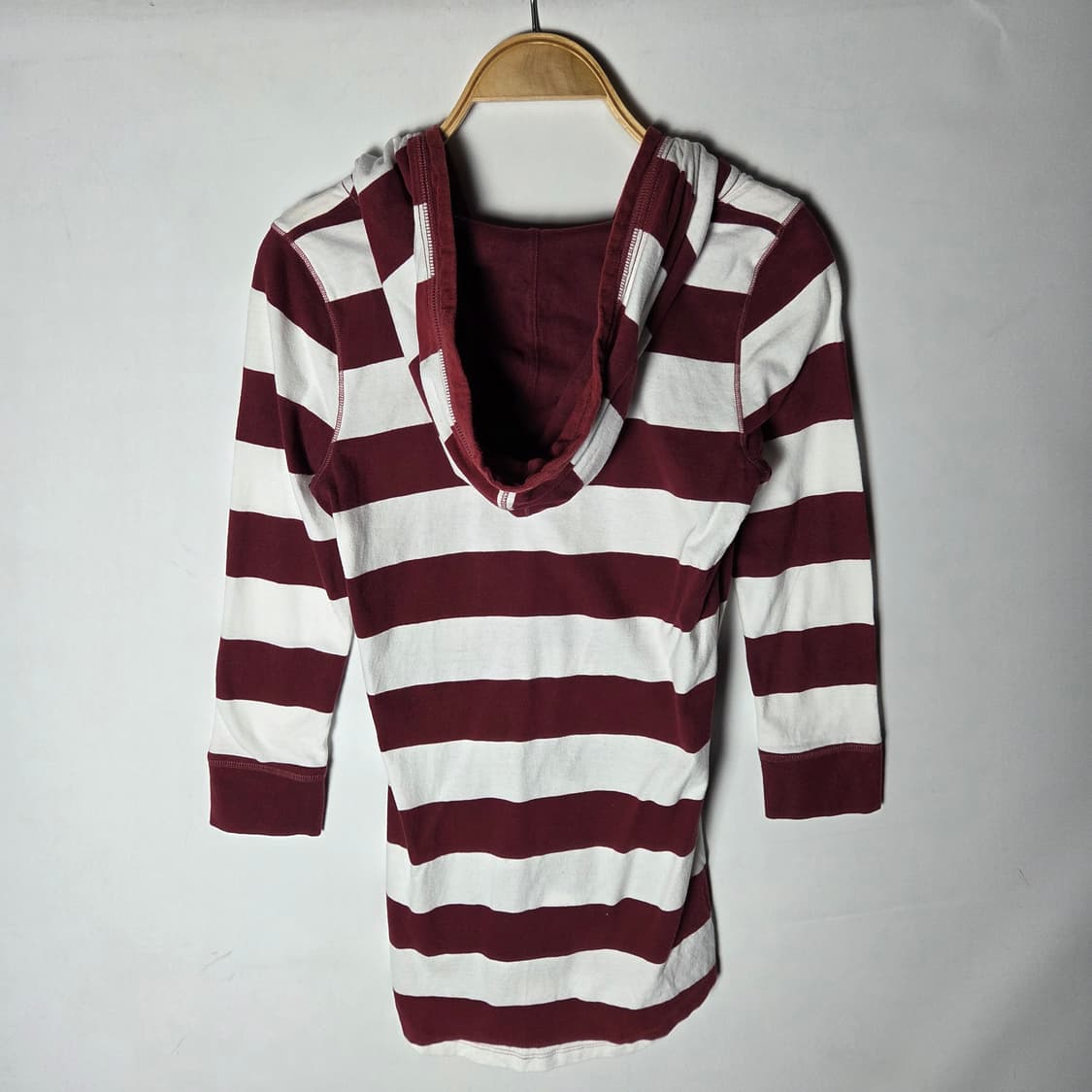 [A&F] 아베크롬비 딱붙 스트라이프 후디 롱슬리브 상품이미지2