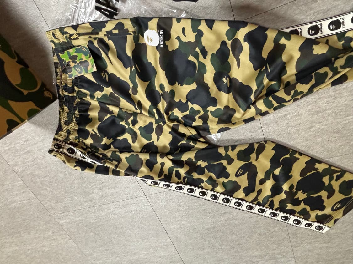 베이프(Bape) 카모 루즈핏 팬츠 바지 상품이미지5