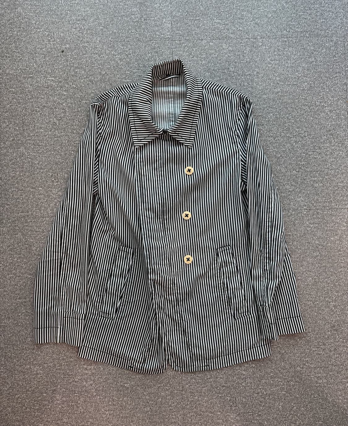 앤드뮐미스터 사선 스트라이프 코튼 자켓 XS 상품이미지1