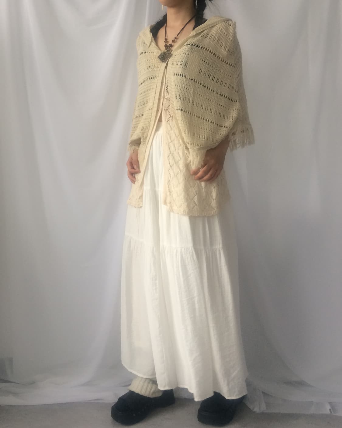 White long skirt 상품이미지5