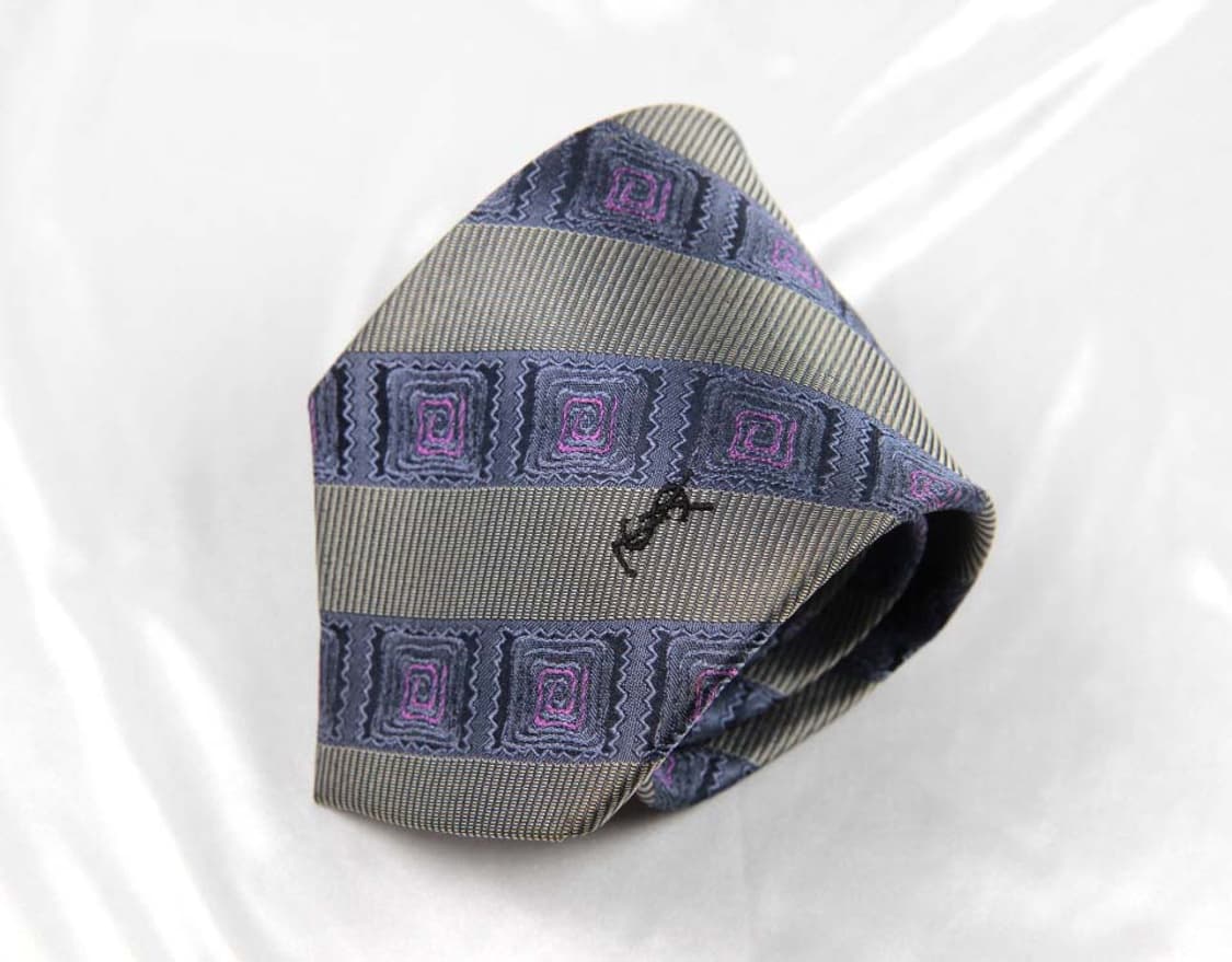 입생로랑 8.4cm A등급 남자 명품 넥타이 상품이미지1