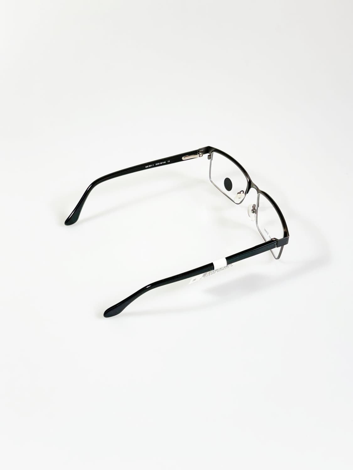 MAUI 블랙 슬림 스퀘어 메탈 프레임 빈티지 안경 상품이미지4