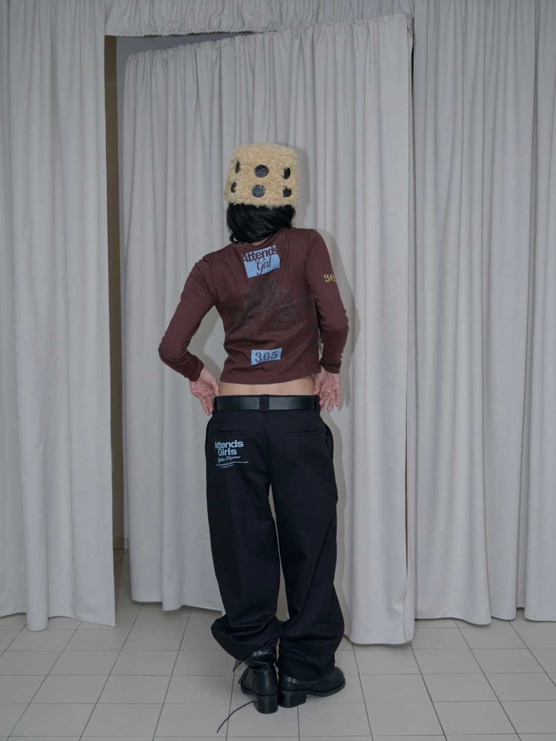 샵어텐즈 치노팬츠 블랙 상품이미지4