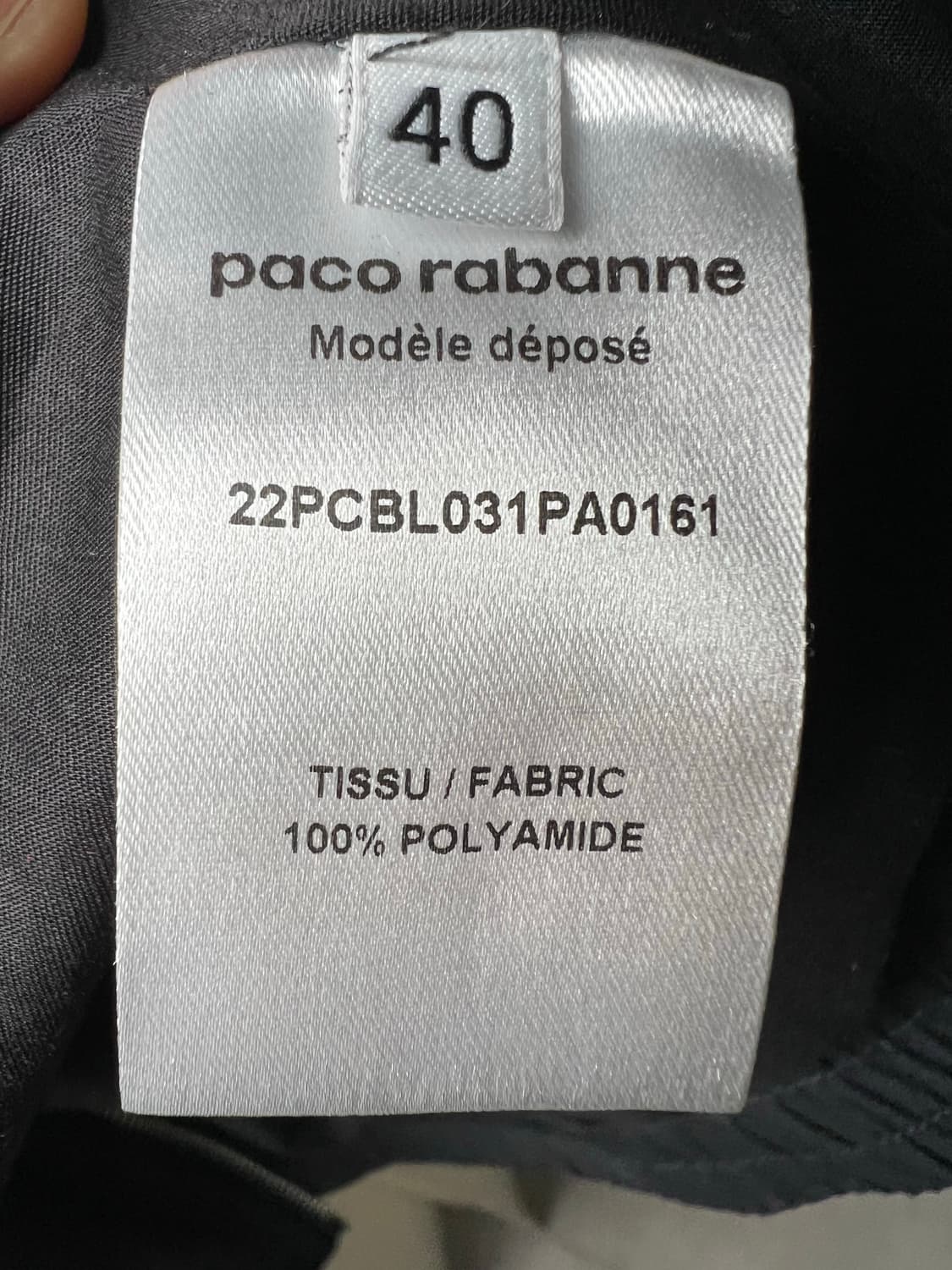 파코라반 검점 봄버 쟈켓 40사이즈 상품이미지4