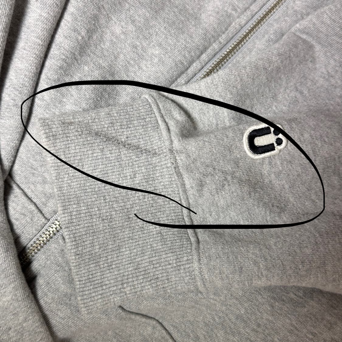 이스트쿤스트 후드집업 그레이 XL 상품이미지4