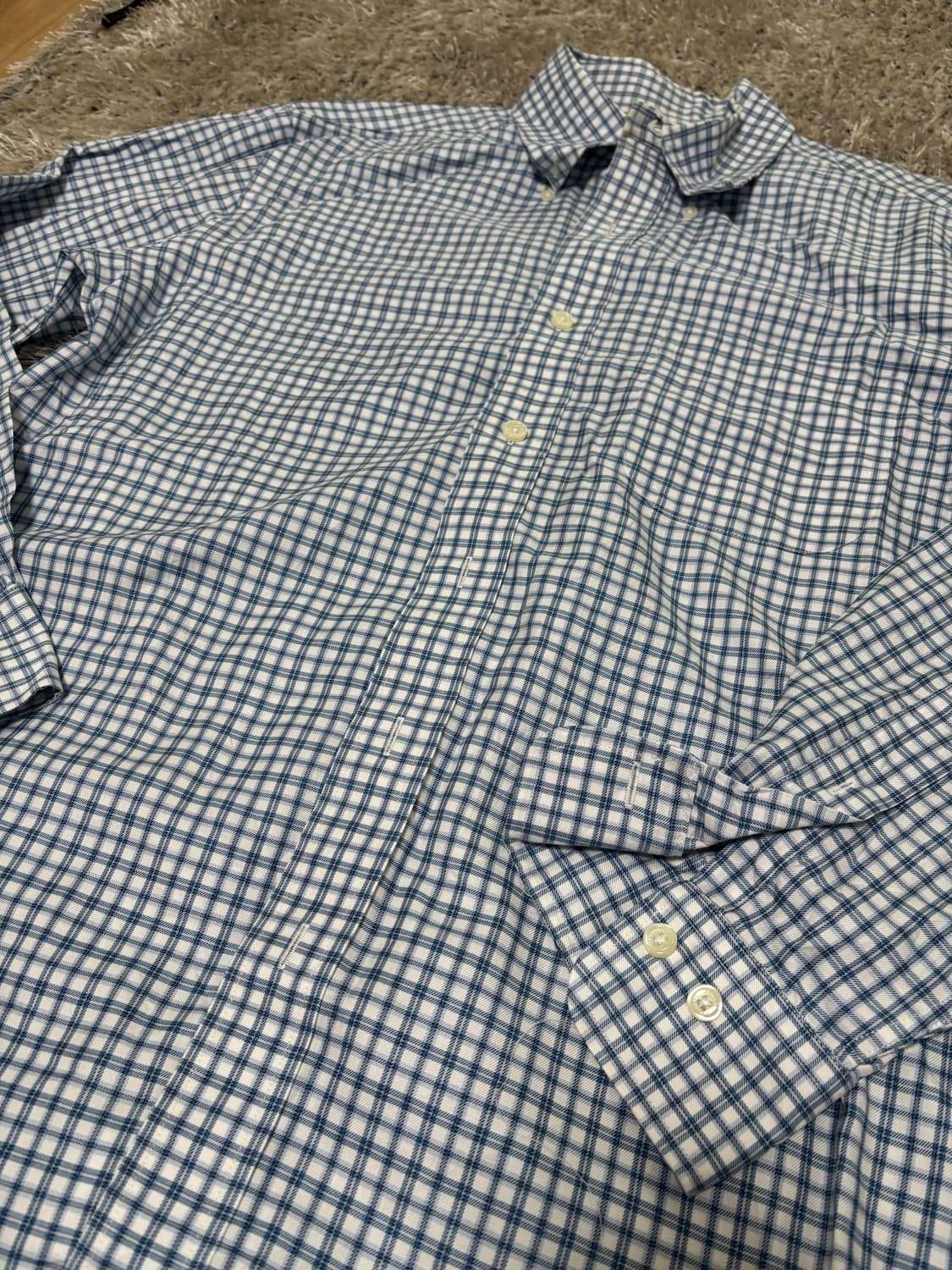 일본판 브룩스브라더스 체크 셔츠 사이즈 100-105 상품이미지2