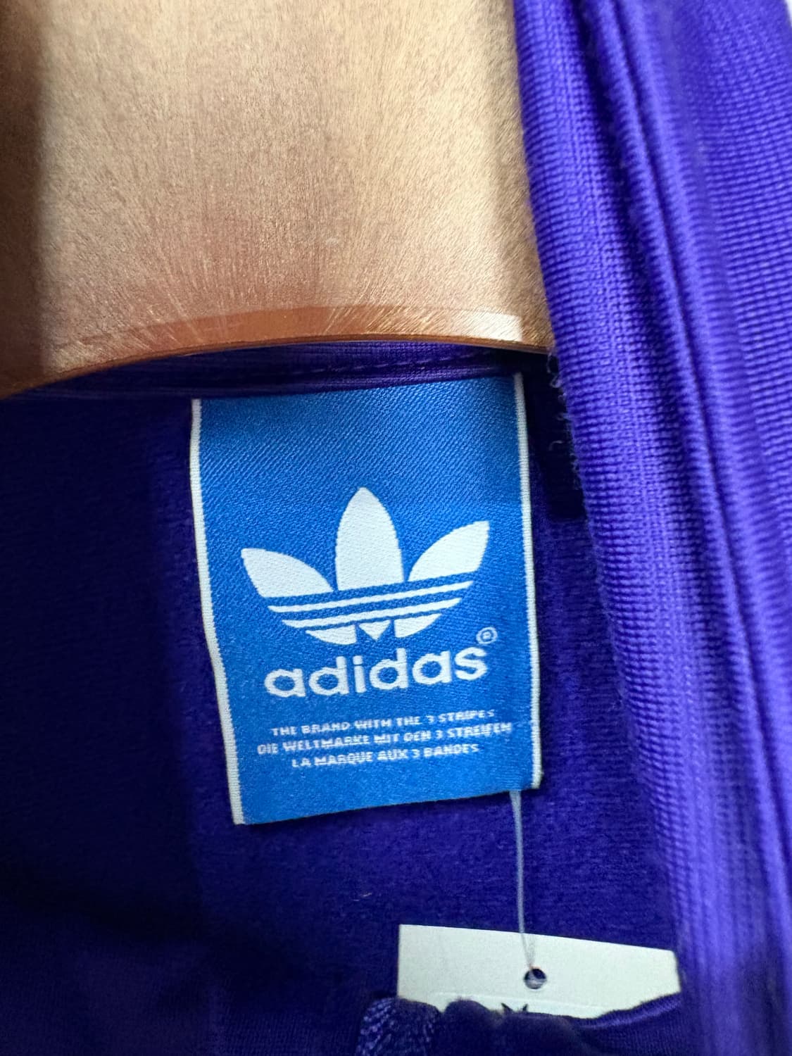 아디다스 클래식 파이어버드 퍼플 트랙탑 져지 A2887 상품이미지5