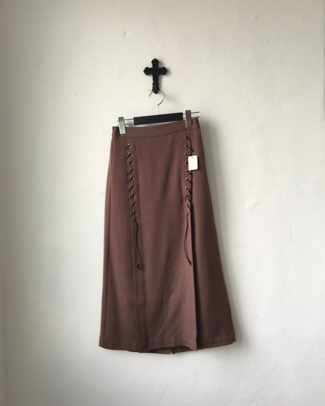 eyelet point long skurt 상품이미지1