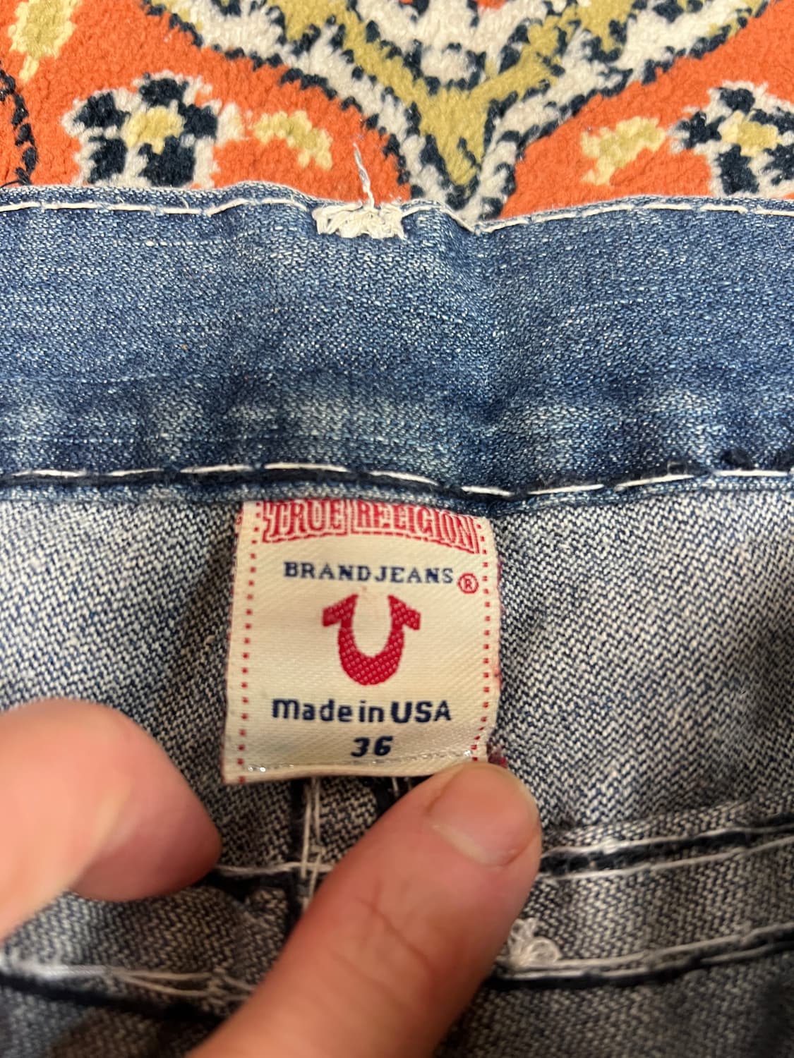 [36] 트루릴리전 빌리 슈퍼티 데님 팬츠 상품이미지5