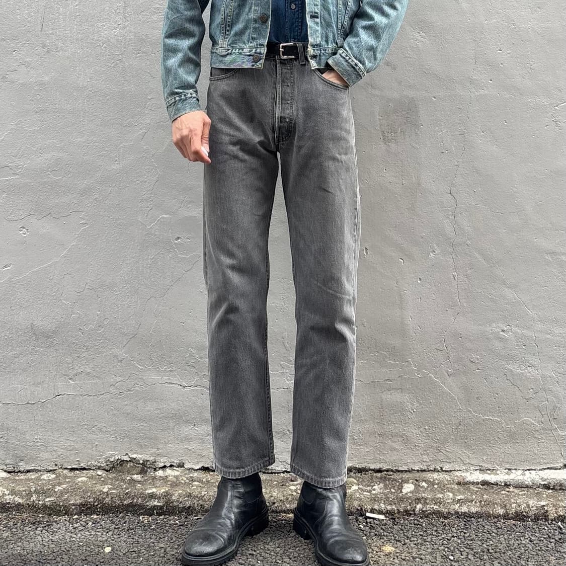 90년대 미국 리바이스 501 흑청 상품이미지2