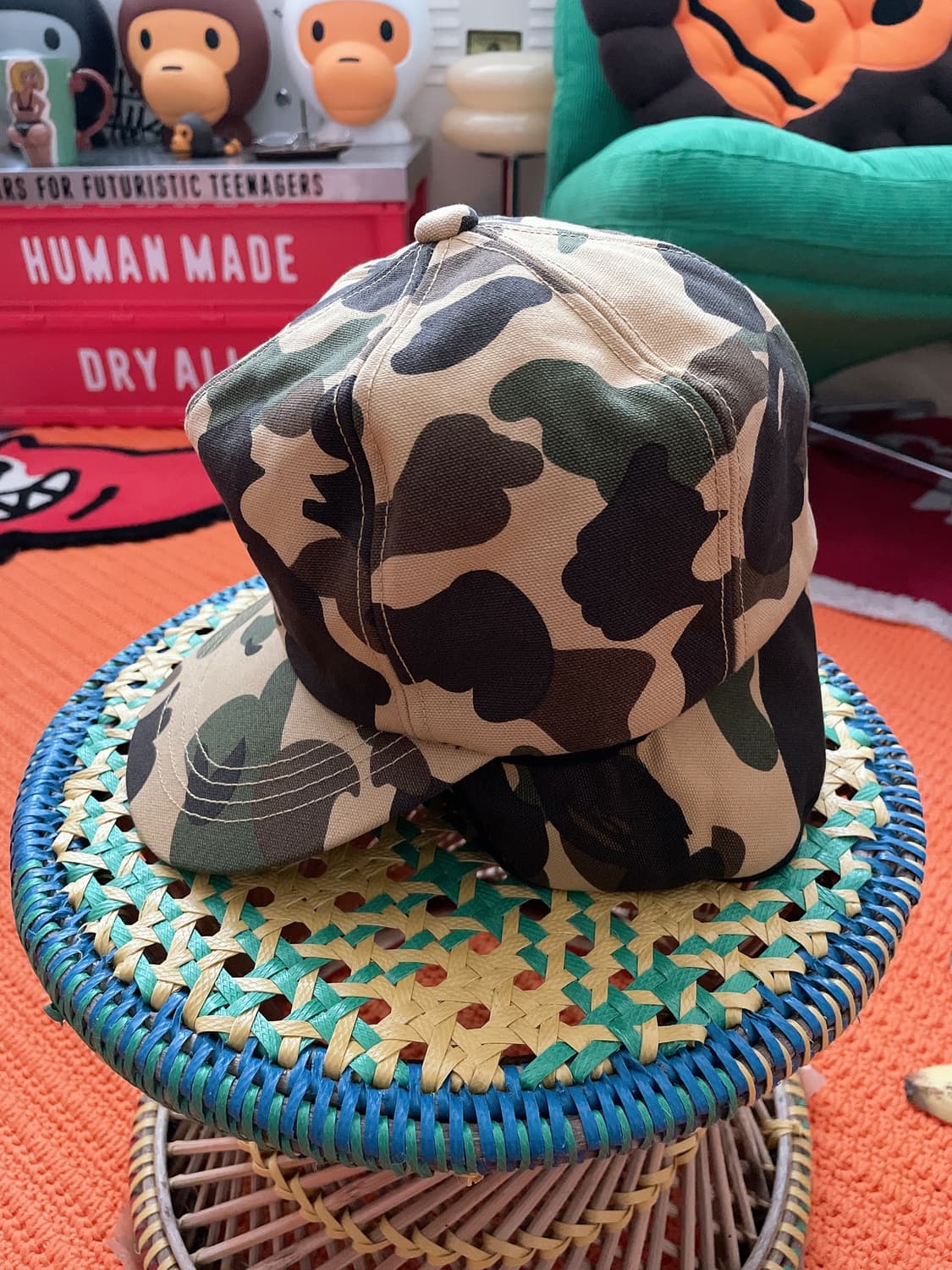 베이프 x 칼하트 모자 상품이미지4