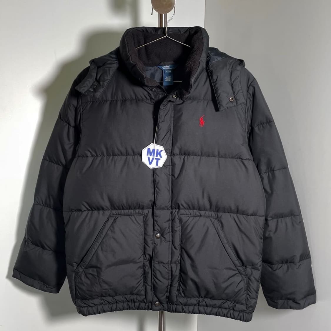 폴로 포니로고 덕다운 푸퍼 패딩 상품이미지1