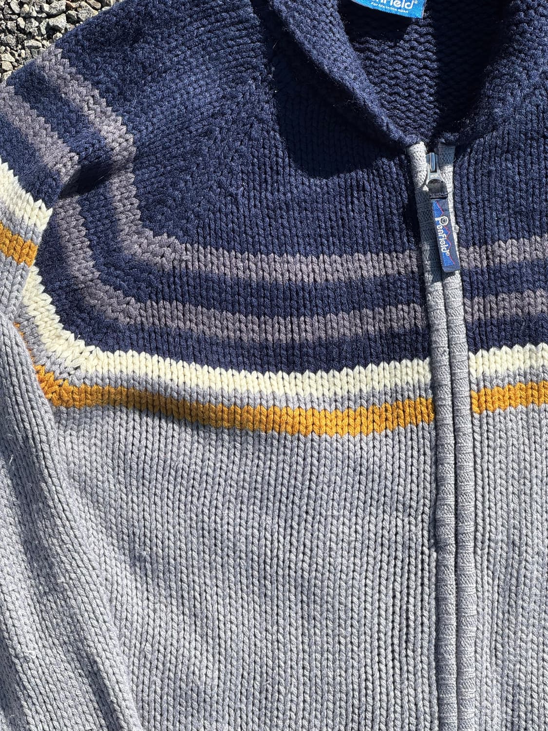 빈티지 펜필드 숄카라 집업 가디건 코위찬 상품이미지3