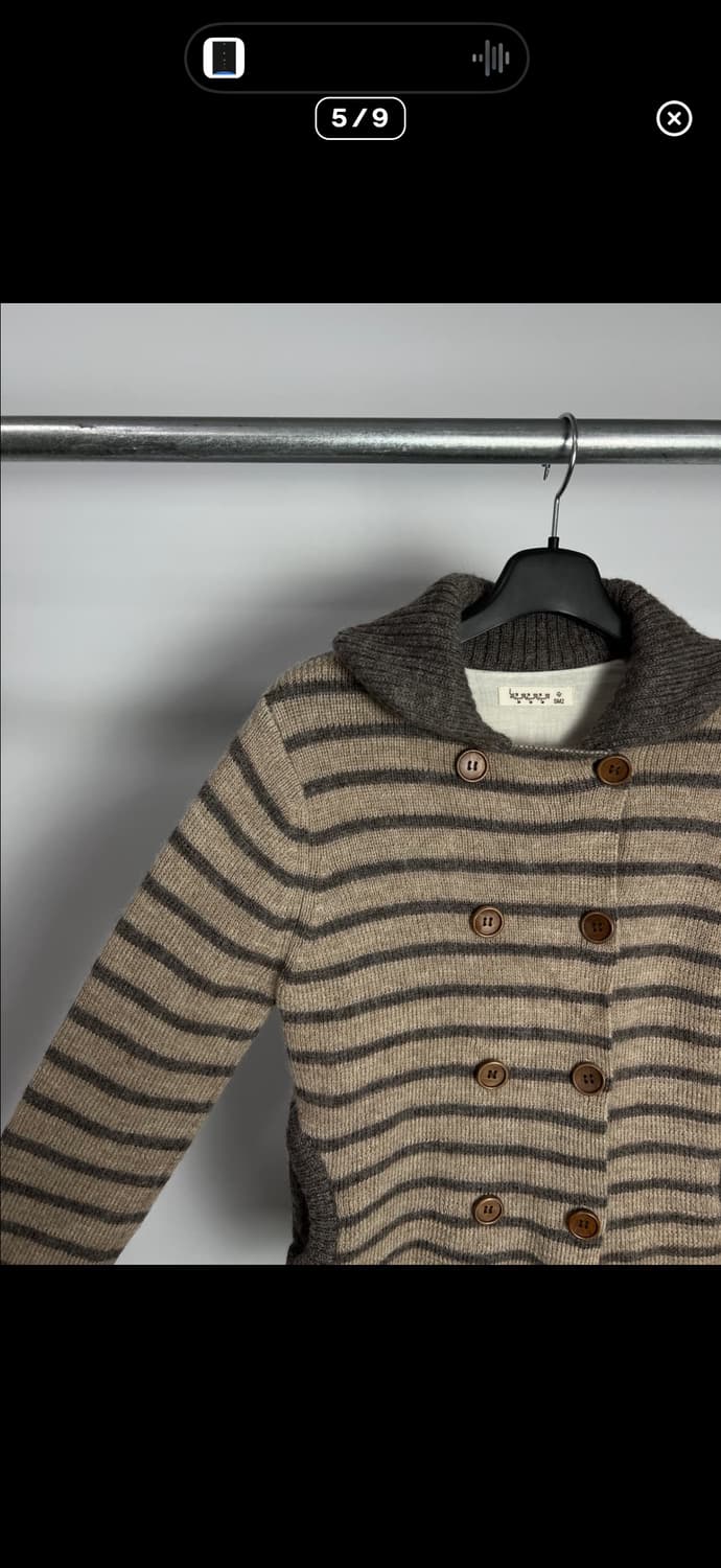 SM2 스트라이프 울 니트 가디건 상품이미지5