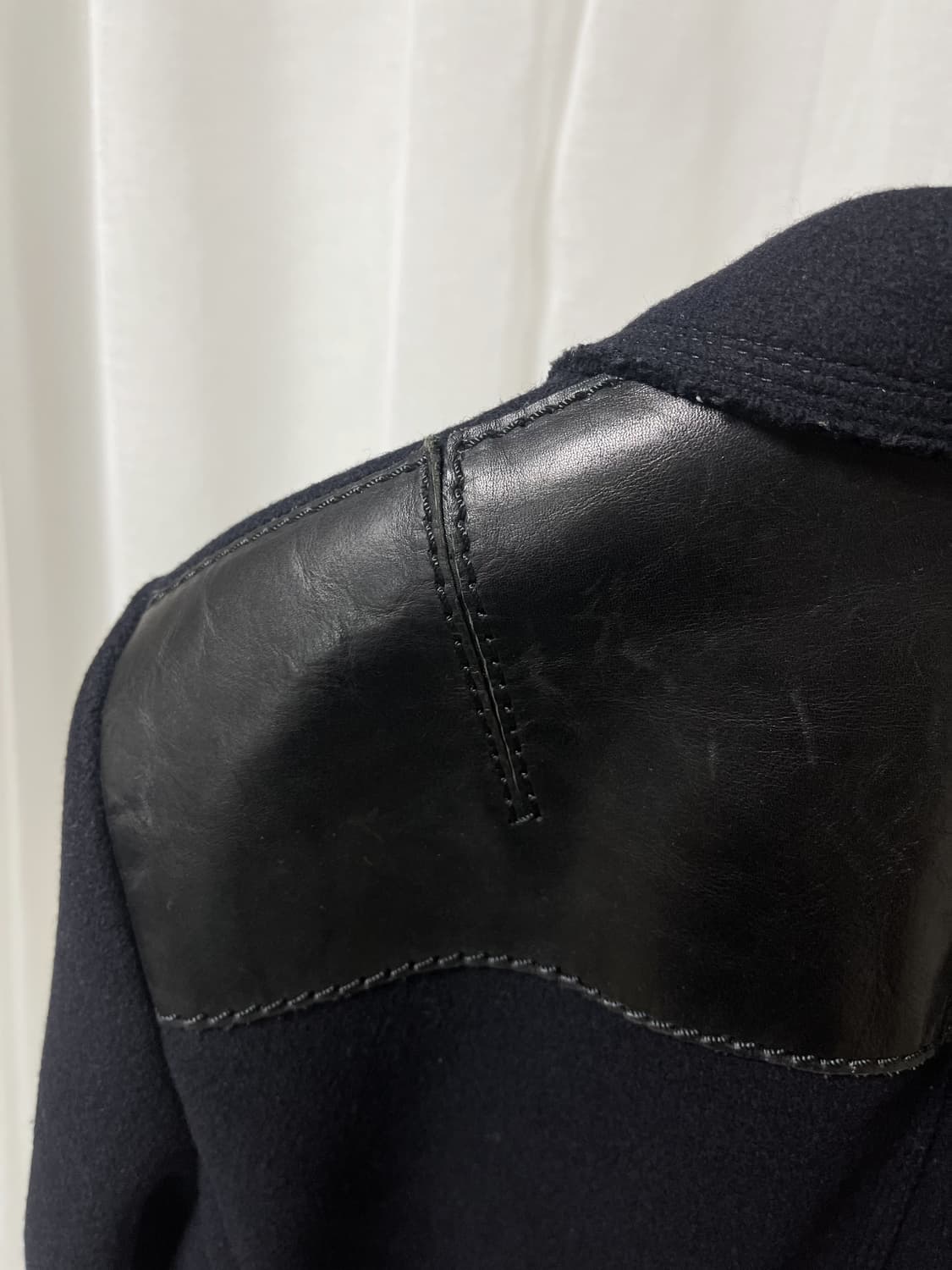 JUNYA WATANABE 2008FW wool & leather JK 상품이미지6