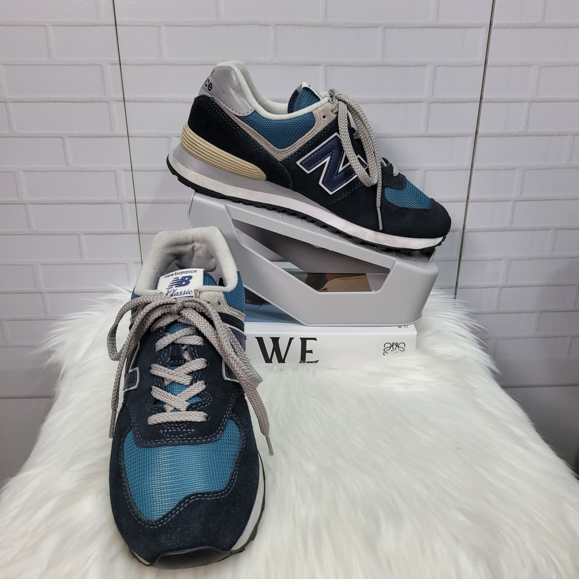 뉴발란스 574 클래식 다크 네이비 스니커즈 운동화 신발 270사이즈 상품이미지3