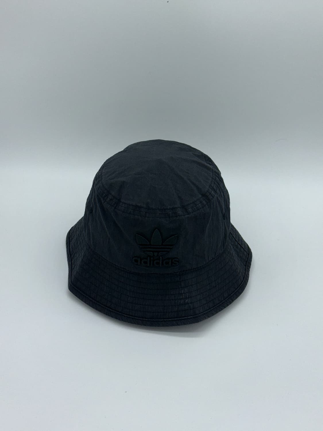 [M] 아디다스 트레포일 로고 블랙 버킷햇 모자 상품이미지1