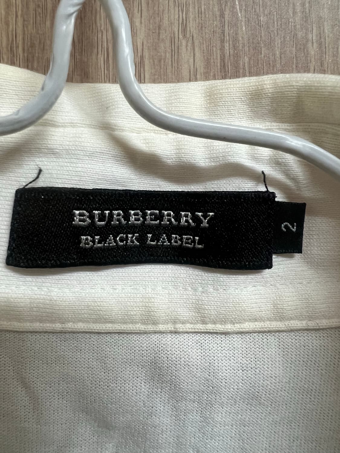 버버리 블랙라벨 카라티 블랙 화이트 2종 일괄 95 M 일본 산요상회 상품이미지9