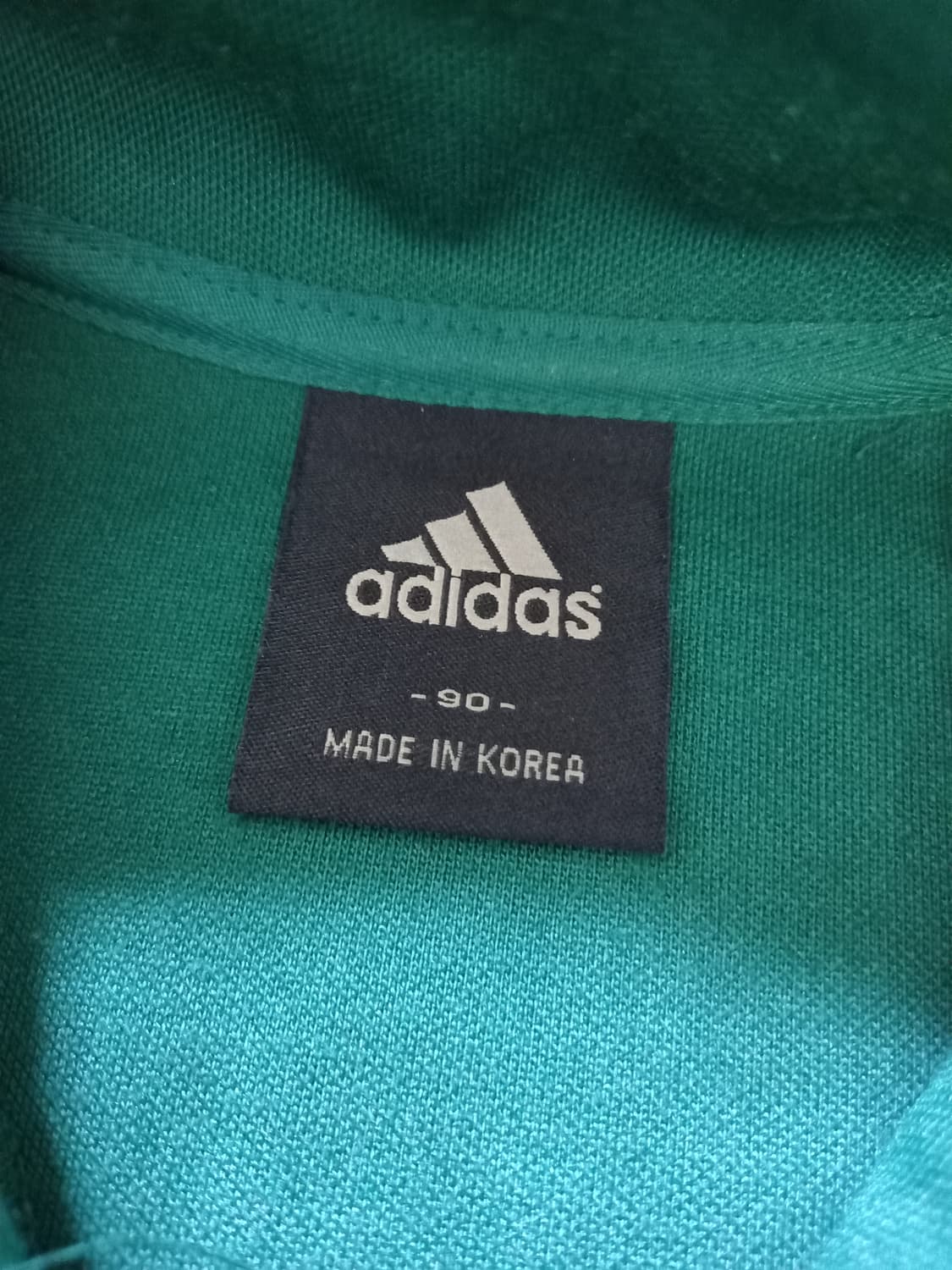 아디다스 초록 초흰 그린 트랙탑 저지 져지집업 90/S 상품이미지3