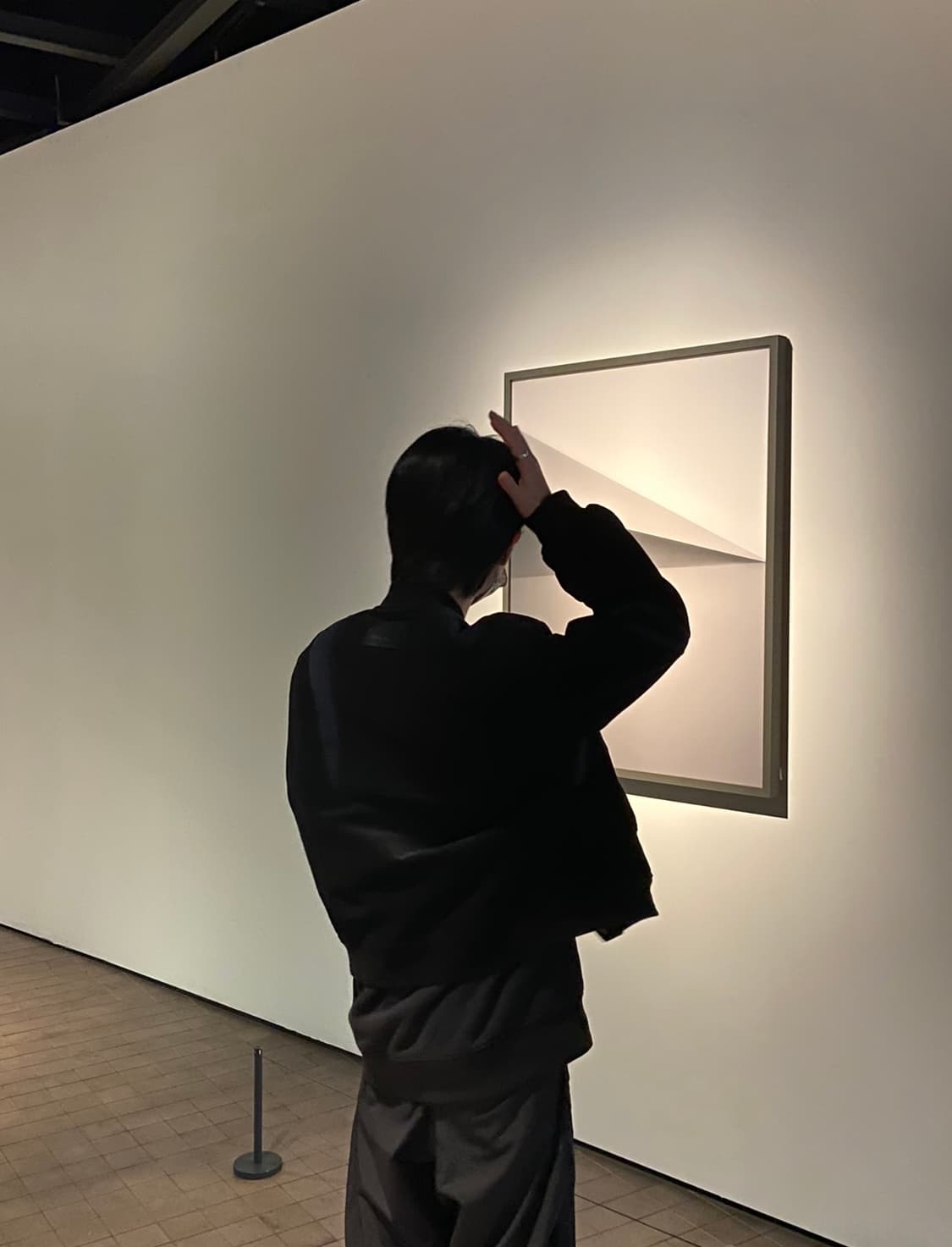 마뗑킴 코듀로이 베이스볼 점퍼 블랙 상품이미지2