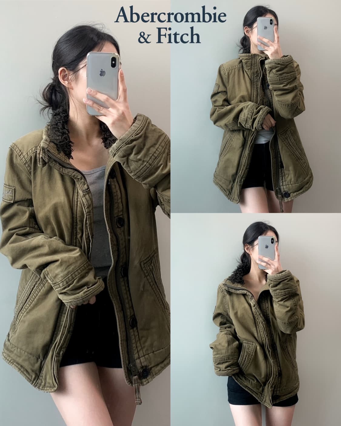 아베크롬비 아디론덱 퍼 자켓 상품이미지1