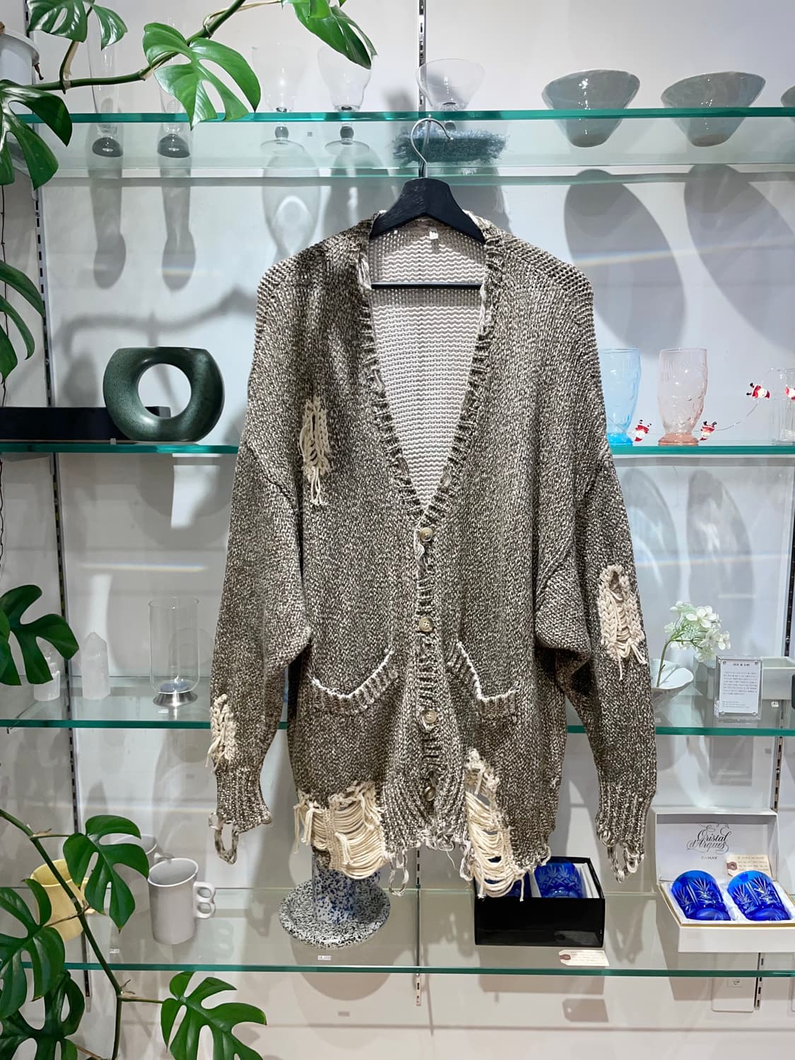 R13 distressed jumbo cardigan 상품이미지1