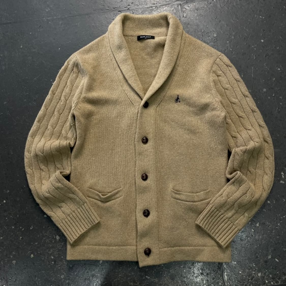 100 빈폴 숄카라 클래식 가디건 상품이미지1