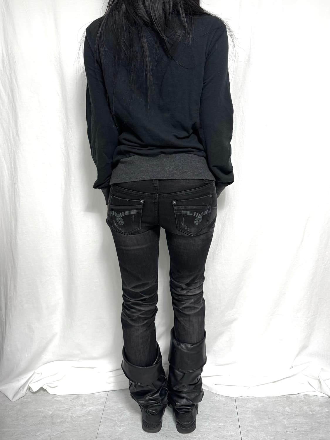 Damage Point Skinny Jeans 상품이미지2