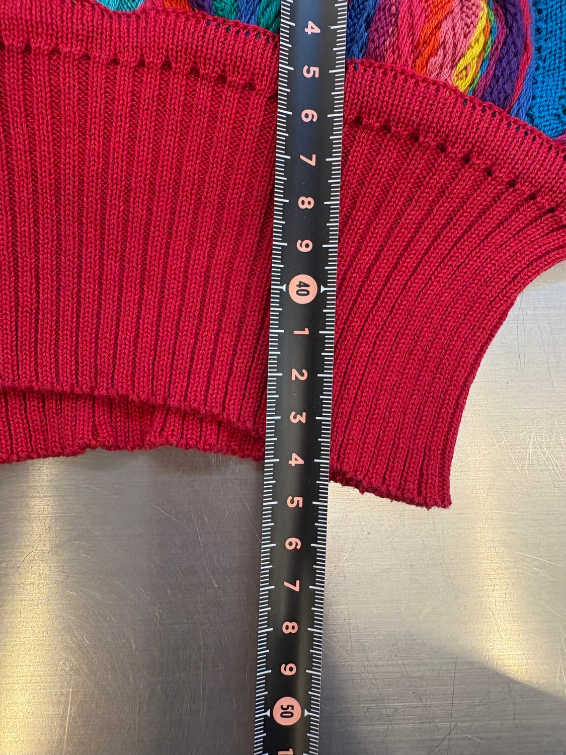 쿠지 오스트레일리아 크롭 3D 니트 스웨터 상품이미지7