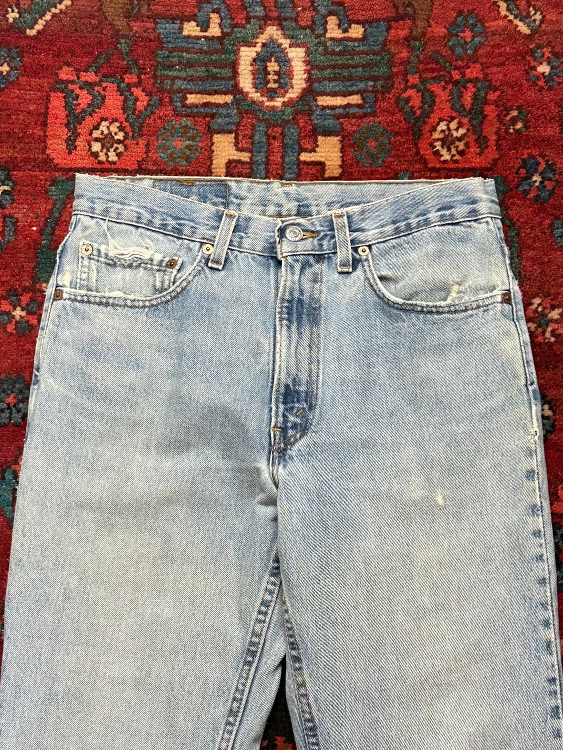 90's USA Made 리바이스 517 부츠컷 플레어진 상품이미지5