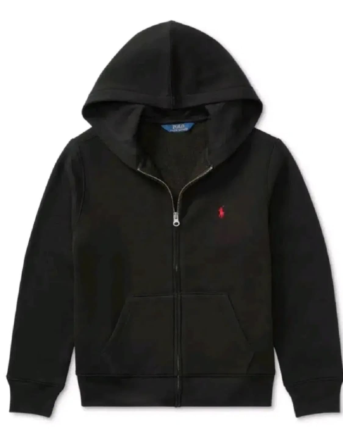 폴로 랄프로렌 보이즈 후드집업 블랙 기모 상품이미지1