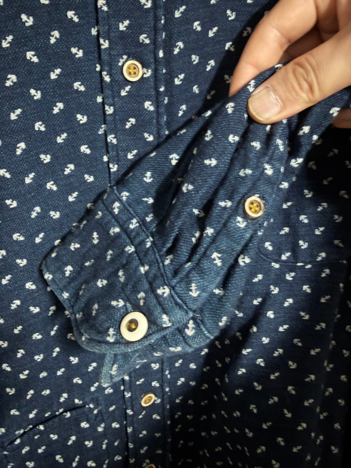 45r_앵커 패턴 셔츠 4사이즈 상품이미지8