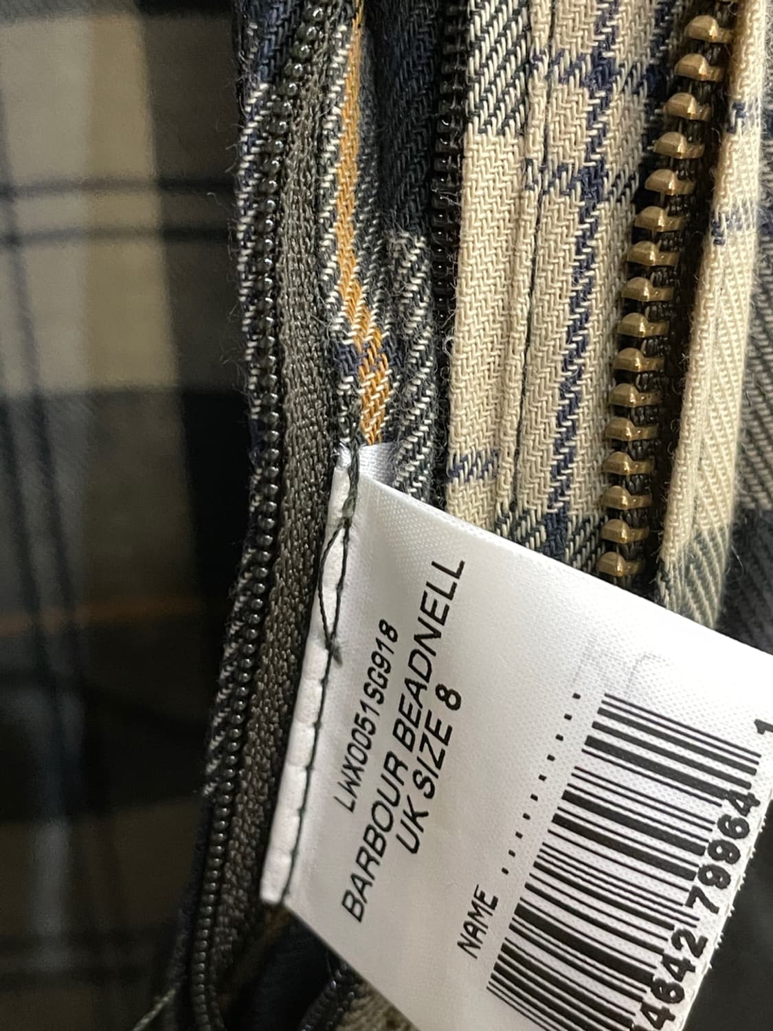 바버 비드넬 왁스 자켓 상품이미지7