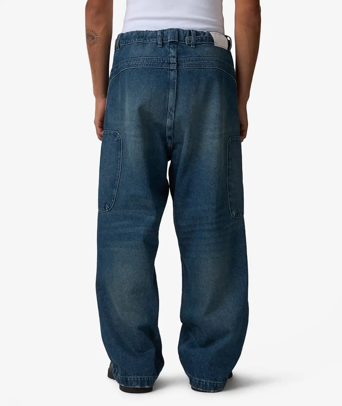 랜덤아이덴티티 워시드 데님 베를린 진 28 네이비블루 상품이미지2