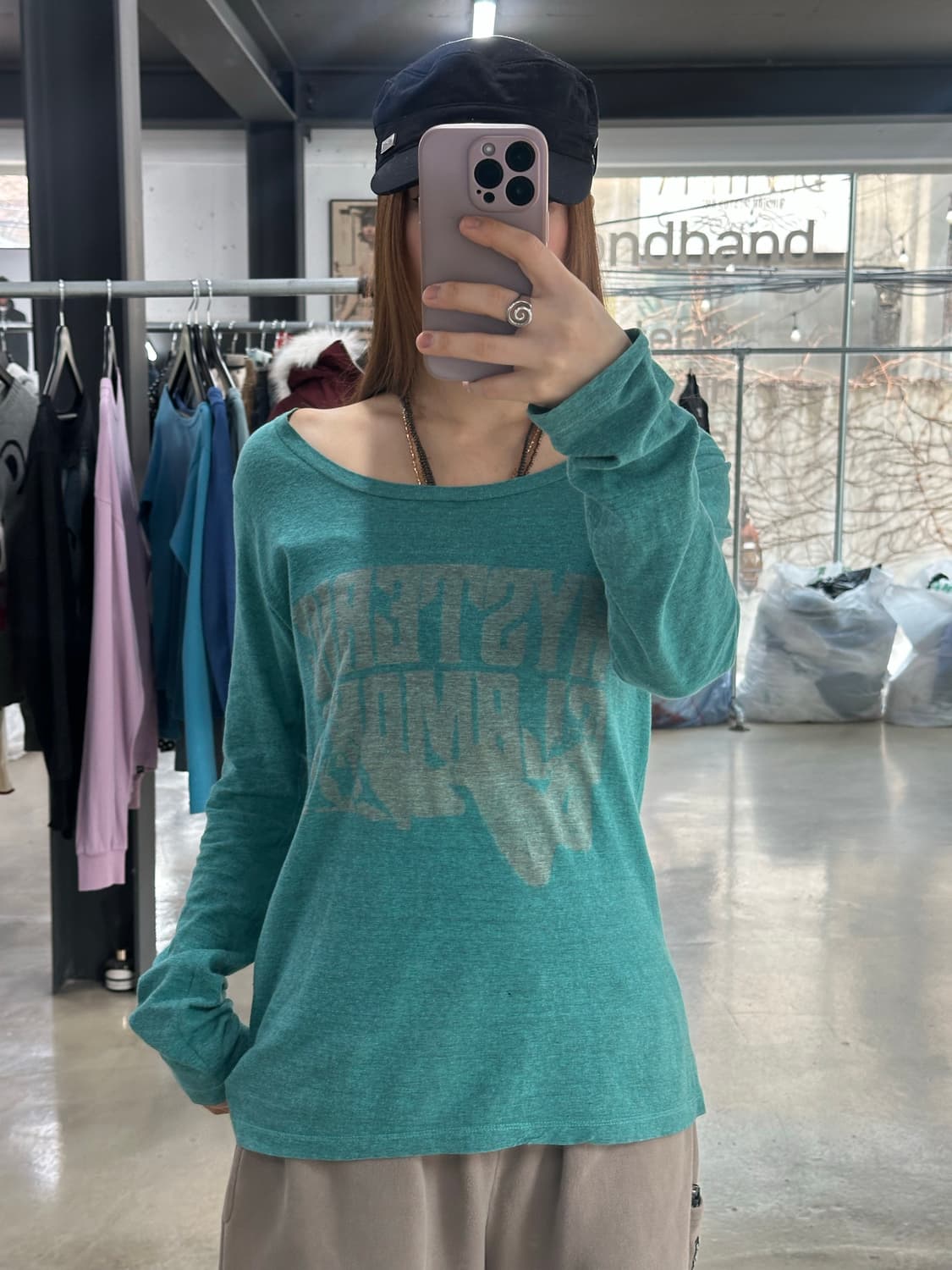 히스테릭글래머 레터링 히스걸 롱루즈 롱슬리브 상품이미지3